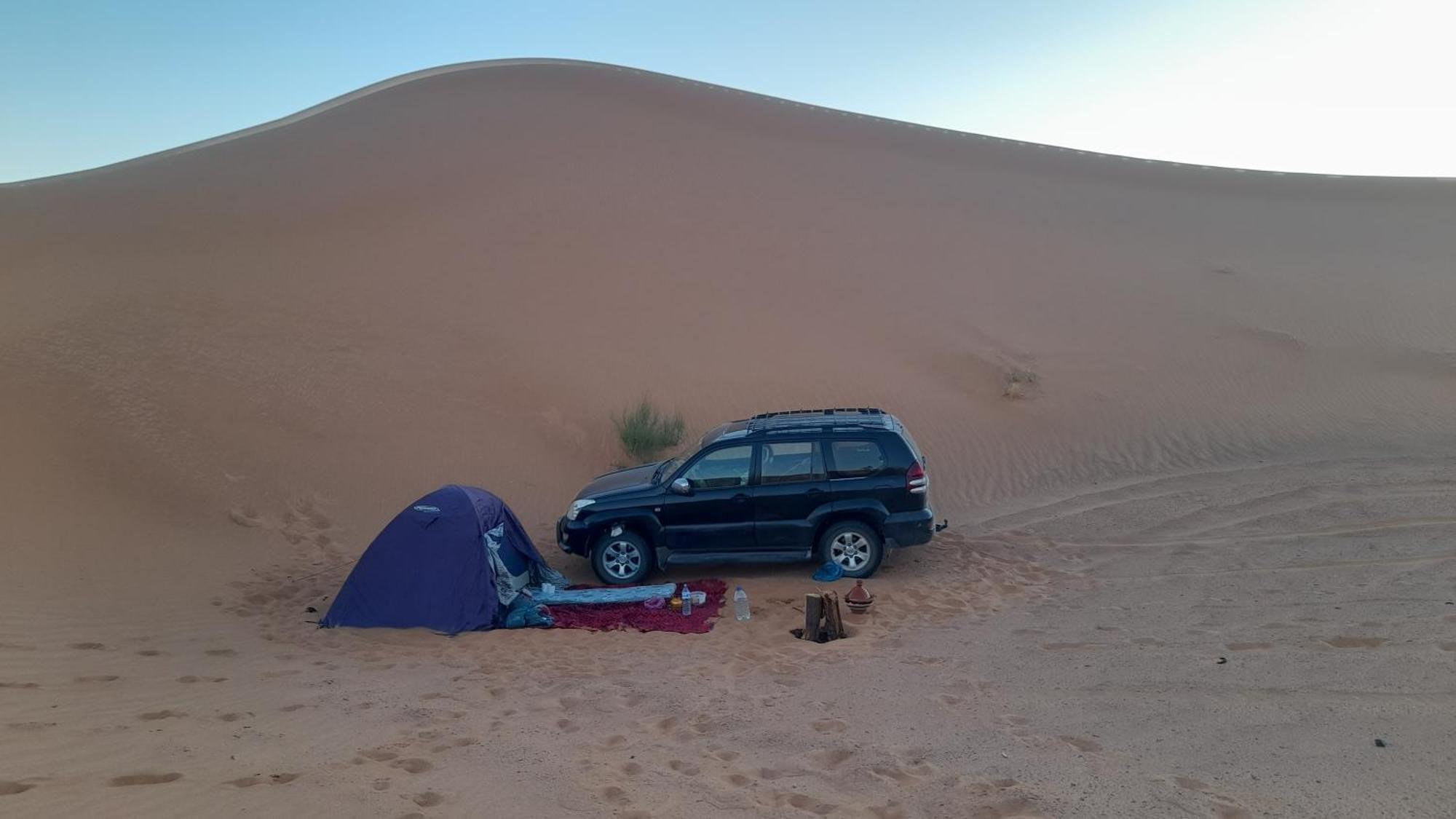 Luxury Trek Desert Camp เมอร์ซูกา ภายนอก รูปภาพ