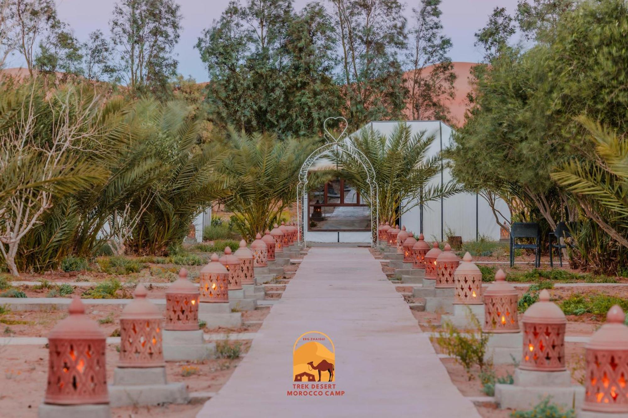 Luxury Trek Desert Camp เมอร์ซูกา ภายนอก รูปภาพ