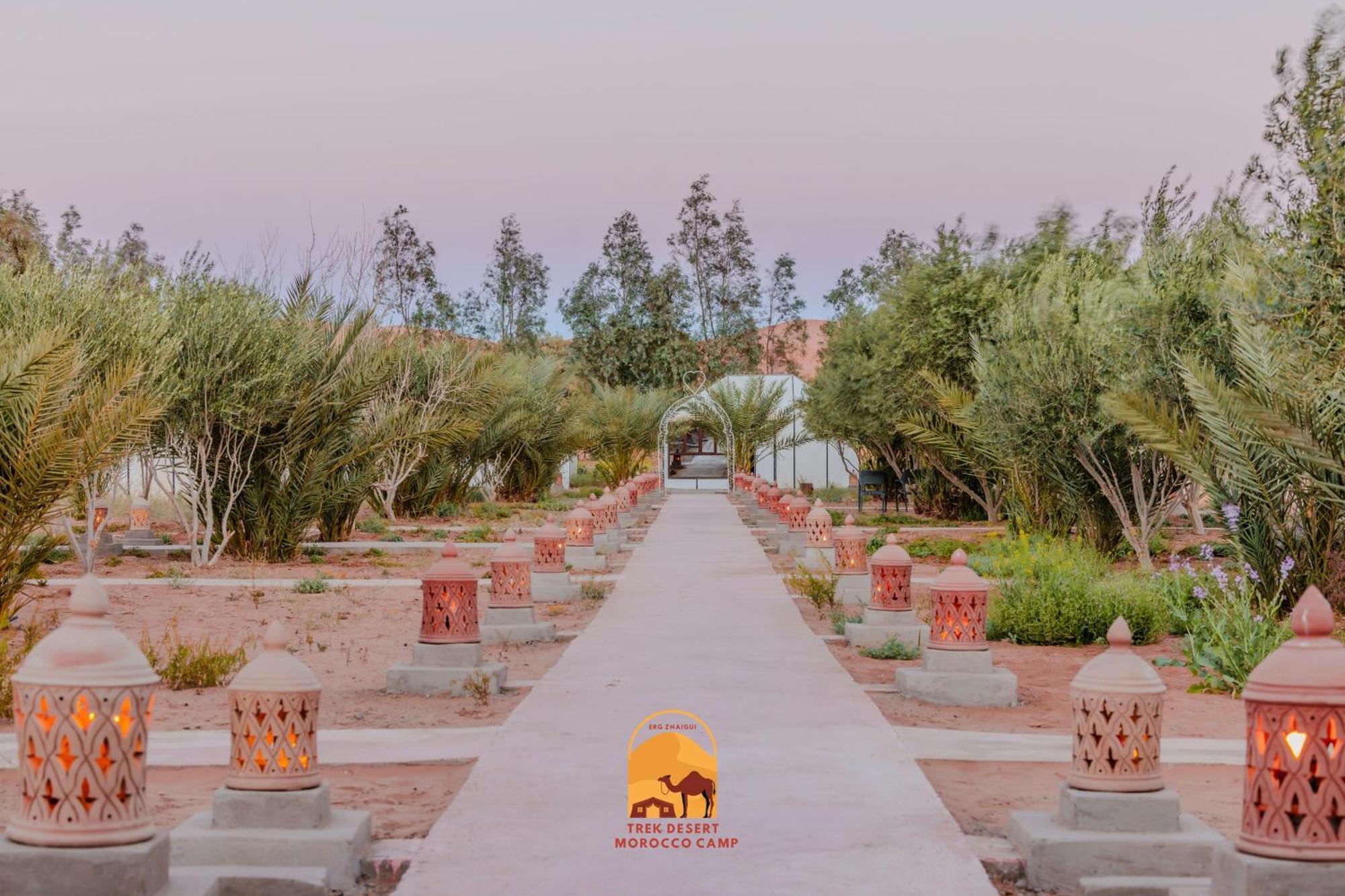 Luxury Trek Desert Camp เมอร์ซูกา ภายนอก รูปภาพ