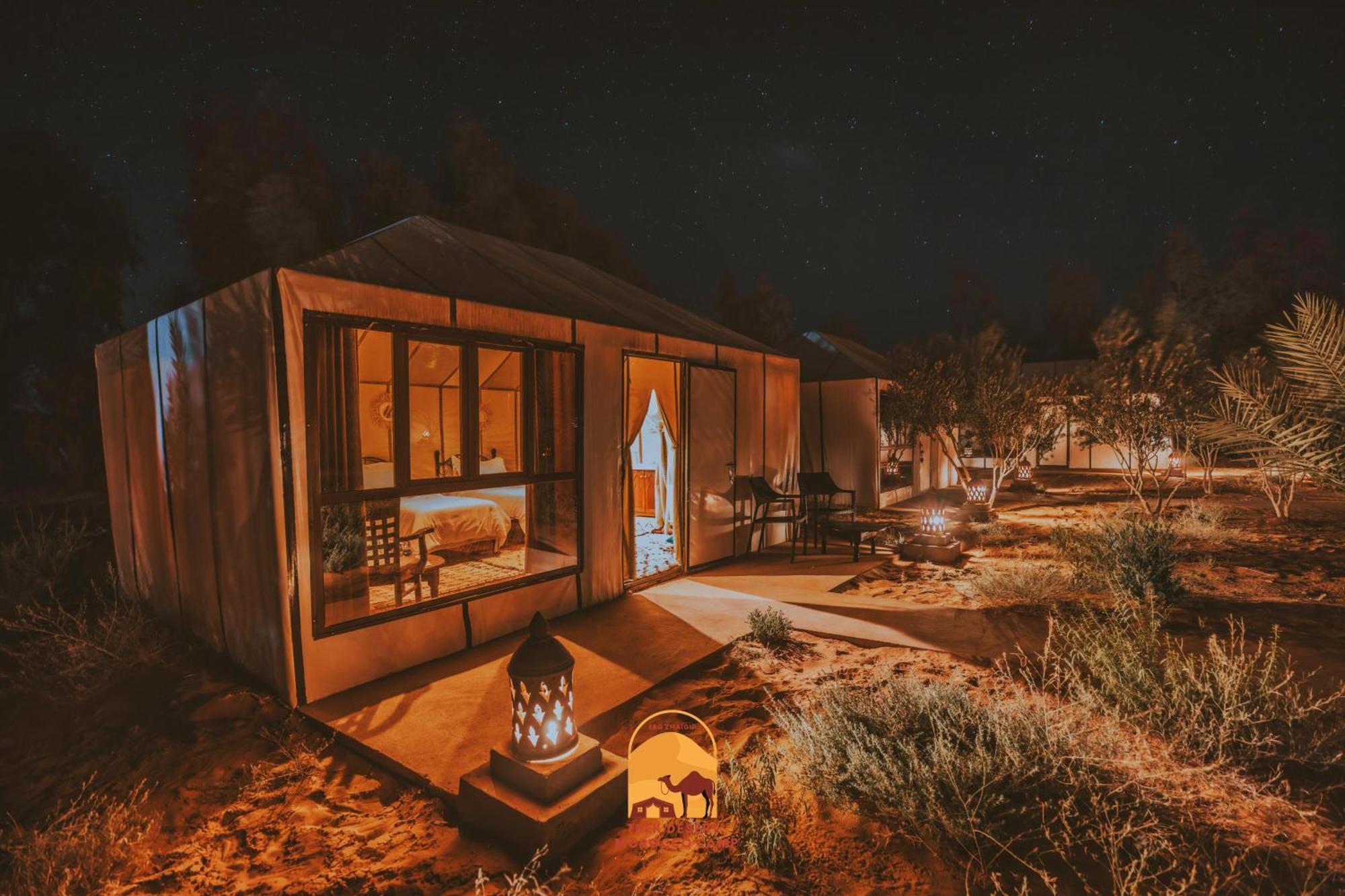 Luxury Trek Desert Camp เมอร์ซูกา ภายนอก รูปภาพ