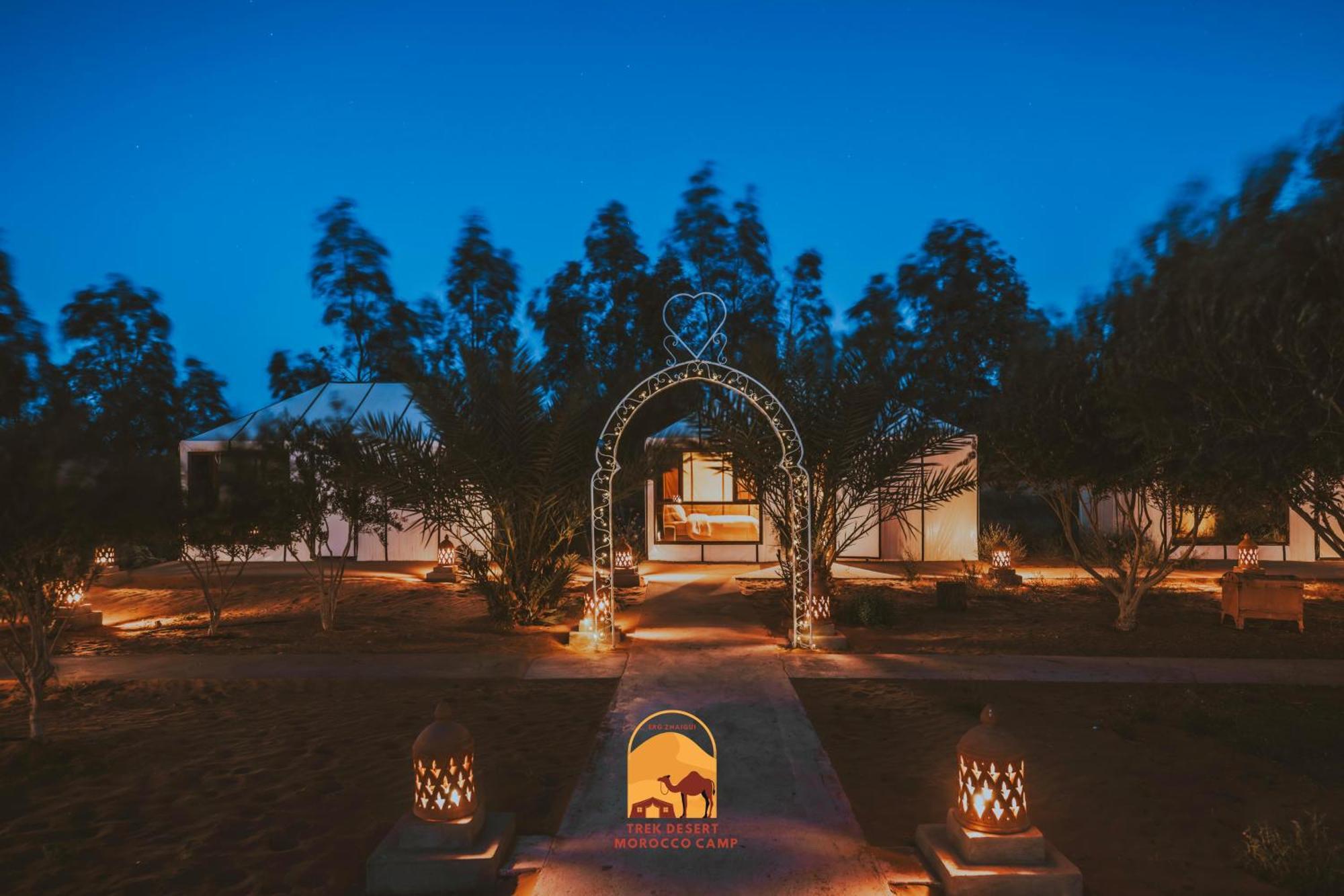Luxury Trek Desert Camp เมอร์ซูกา ภายนอก รูปภาพ