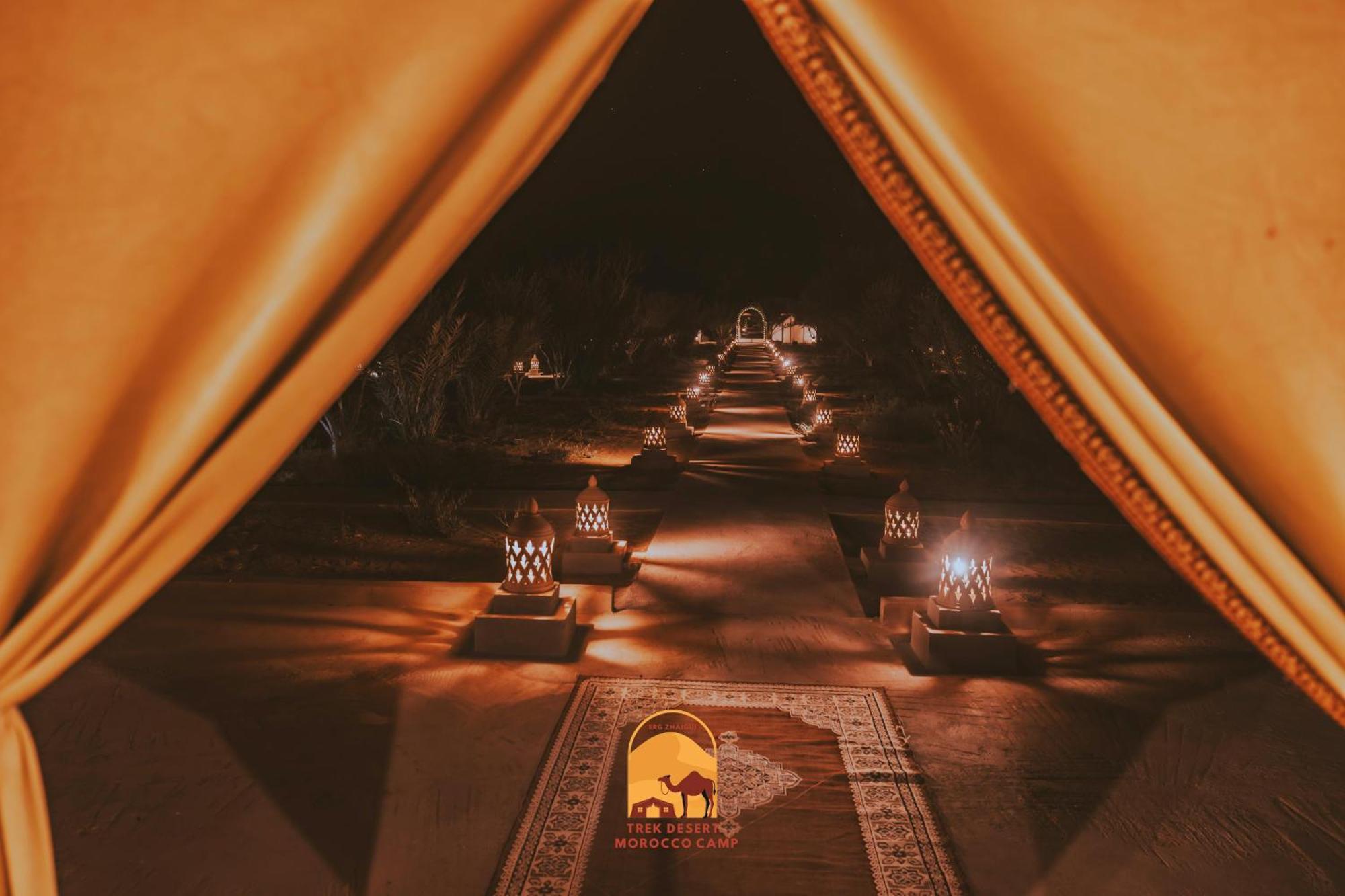 Luxury Trek Desert Camp เมอร์ซูกา ภายนอก รูปภาพ